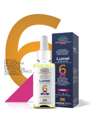 Lumel® Sérum Noche 30ML: Antienvejecimiento y renovación avanzada para una piel radiantemente saludable