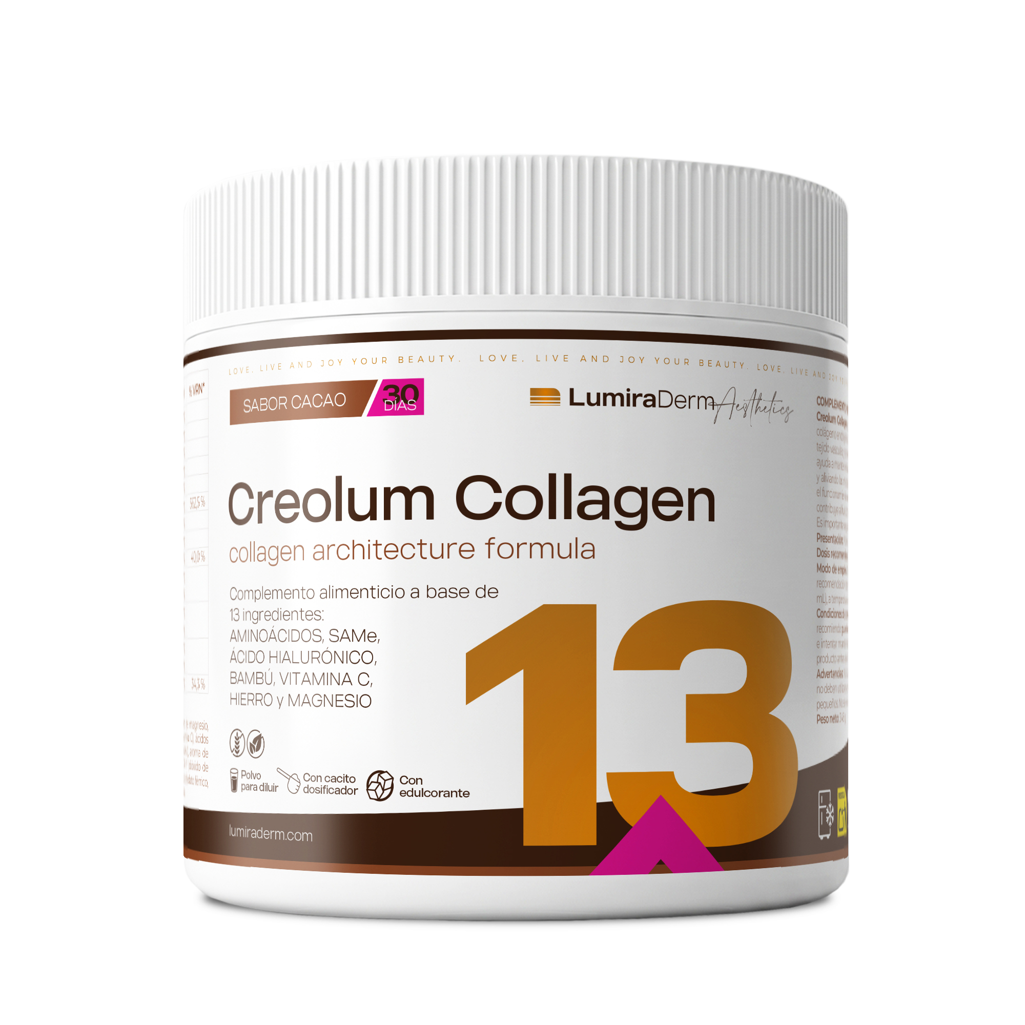 CREOLUM COLLAGEN/ Antes: Reenova (Cacao) Architecture Formula - Imagen 3