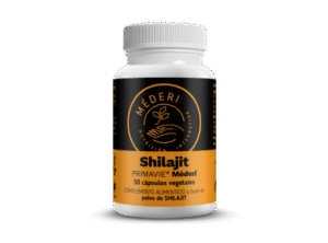 Shilajit PrimaVie de Méderi, envase de 50 cápsulas vegetales