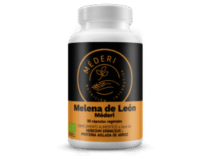 Melena de León Méderi, complemento alimenticio con extracto de Hericium erinaceus, 90 cápsulas vegetales.